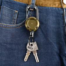 Anti-theft Easy-to-pull Buckle Rope Elastic Keychain Sporty Retractable Key Ring