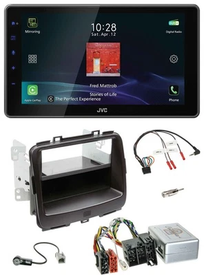JVC DAB Lenkrad Bluetooth USB Autoradio für Kia Carens IV RP 2013-2019 Aktiv - Bild 1 von 4