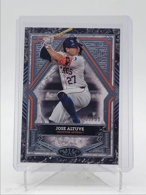 JOSE ALTUVE 2025 TOPPS TIER ONE BASEBALL TIER 2 SILVER FOIL /99 Q4354 - Image 1 of 2