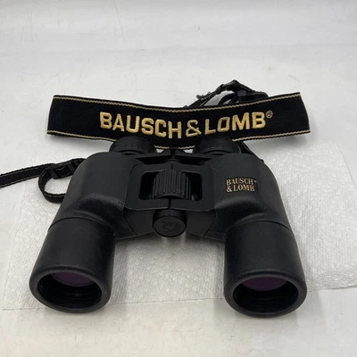 RARE BAUSCH & LOMB DISCOVERER 8 X 42 FIELD BINOCULARS WITH STRAP - Image 1 of 4