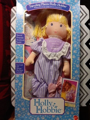 BRAND NEW SEALED Vintage Mattel Holly Hobbie Traveling Places  16" Doll 1989 - Image 1 of 4