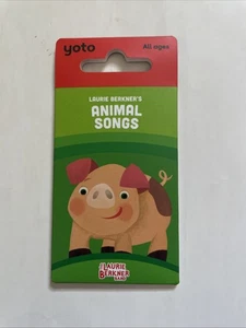 New Yoto The Laurie Berkner Animal Songs Audio Card - Picture 1 of 2