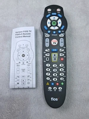 Verizon FiOS P265v5 RC Replacement TV Remote Control New  - Image 1 of 4
