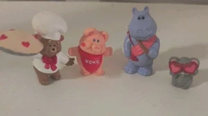 1989 Bear Mouse Bunny Kitten Lot of 4  Valentine Hallmark Merry Miniature - Picture 1 of 7