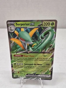 Serperior EX 003/086 Sv: Black Bolt Holo Double Rare English Pokémon Card - Picture 1 of 3