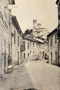 Cartolina - Murazzano - Via Lorenzo Bruno - 1930 ca. - Picture 1 of 1