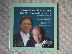 Beethoven Five Pianoforte Concertos Anthony Newman 3 LP Scatola Set Ritaglio - Bild 1 von 1