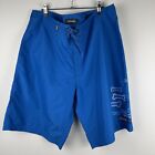 Driza-Bone Mens Swim Shorts Size 40 Narrabeen Shorts BNWT Blue Pocket Polyester
