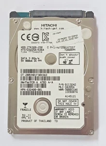 250 GB SATA Hitachi HTS723225A7A364 7200rpm 16MB HDD 2.5 " Internal Hard Drive - Picture 1 of 1