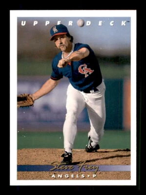 1993 BASEBALL 1993 Upper Deck Steve Frey California Angels #750 1 - Image 1 of 2