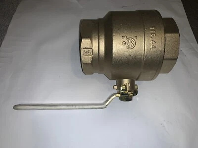 **NEW** 3” WATTS LFFBV-4 BRASS FULL PORT THREADED BALL VALVE 400WOG LEAD FREE - Image 1 of 4