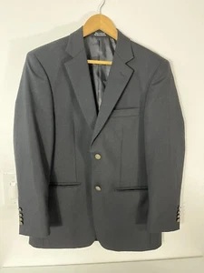 Blazer Abrigo Deportivo Joseph Feiss Talla 36S Calce Clásico Mezcla Lana 2 Botones Dorado Negro - Imagen 1 de 11