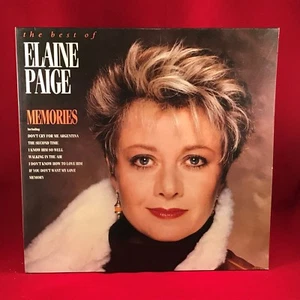 Memories The Best Of Elaine Paige 1987 UK vinyl LP I Know Him So Well Memory B - Picture 1 of 1