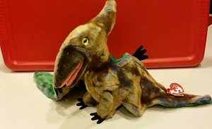 Ty Beanie Buddy SWOOP the Pterodactyl Dinosaur Bird ~ 2000, Retired & New - Bild 1 von 8