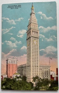 1920s Postcard The Metropolitan Life Insurance Building New York City, New York - Picture 1 of 3
