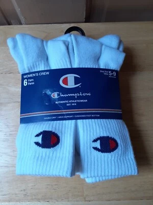 Pack de 6 calcetines Champion para mujer talla 5-9 NUEVOS CON ETIQUETAS Foto 1 de 2