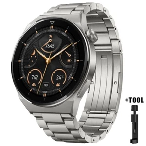 Correa de titanio ultraligera plateada correa de acero para reloj Huawei 3Pro/GT3/GT2 22 mm - Imagen 1 de 10