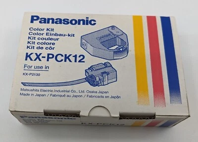 [NIB] KX-PCK12 Panasonic Ribbon Color Kit With Adapter for KX-P2130, 2135 - Image 1 of 4