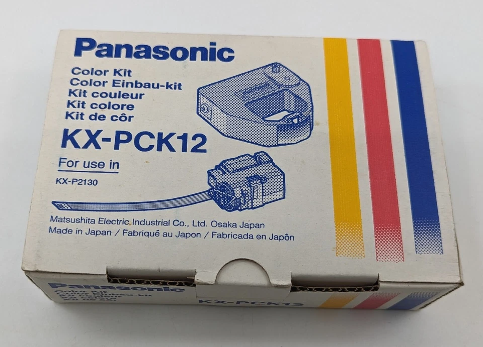[NIB] KX-PCK12 Panasonic Ribbon Color Kit With Adapter for KX-P2130, 2135 - Image 1 of 4