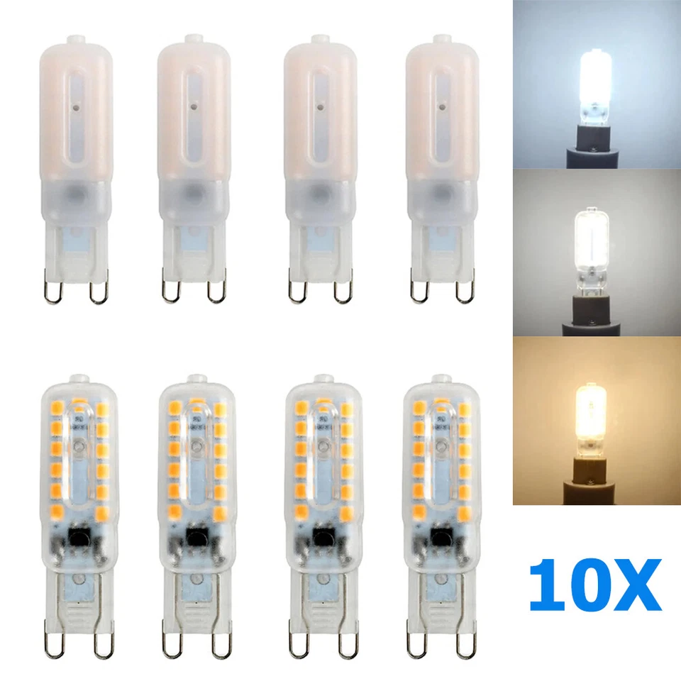 Mini G9 LED Silicone Lamp 7W 220V Warm White 3000K Clear Shell 2835SMD Chip - Image 1 of 1
