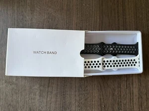 Apple Watch Nike Silicone Band Strap 42mm 2 Pack Black Gray/White Black - Zdjęcie 1 z 7