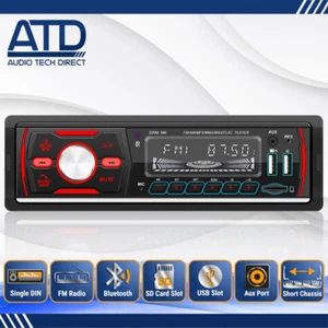 Autoradio Mechless Simple 1 DIN Bluetooth USB BT Stéréo AUX FM Tuner - Bild 1 von 11