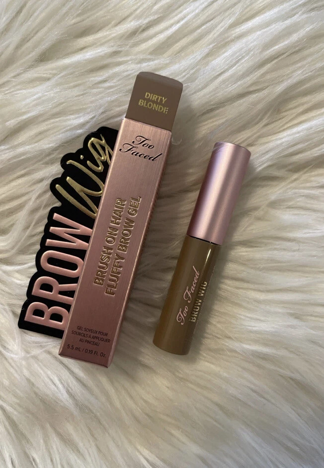 TOO FACED "Dirty Blonde" Brow Wig - Brush-On Hair - Fluffy Brow Gel 0.19oz - Image 1 of 1