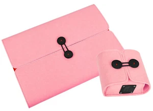 Case Tablet Pouch, Laptop Sleeve Felt Protective Bag & Charger Bag/case fits 13" - Picture 1 of 8
