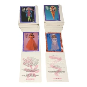 Barbie Doll Trading Cards 308 Different Mattel Fun Fashion Facts Vintage 1990 - Picture 1 of 6