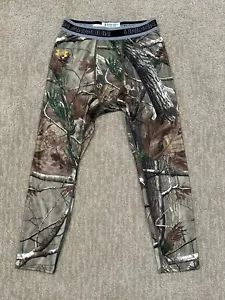 Youth Large Under Armour REALTREE AP HD camouflage base layer leggings. - Picture 1 of 6