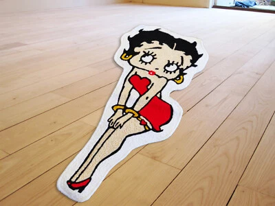 Betty Boop Sexy Dibujos Animados Alfombra de Sala Alfombra de Lana para Dormitorio Alfombra  Foto 1 de 4
