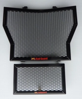 Protector de radiador negro para BMW S1000RR y HP4 2009 2010 2011 2012 2013 2014 2015 Foto 1 de 4