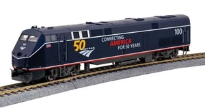 Kato P42 Amtrak #100 50th Anniversary (Blue) HO Scale - Picture 1 of 1