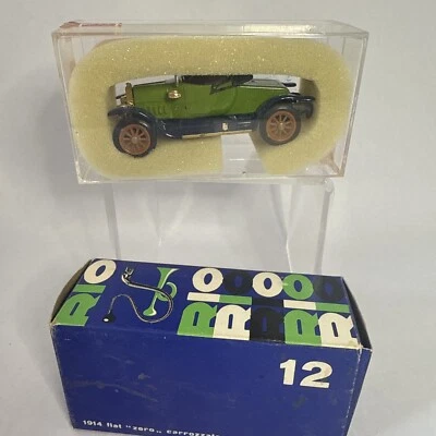 Fiat Zero Carrozzata Spyder Scoperta Rio 12; 1914 azul verde sellado en caja Foto 1 de 4