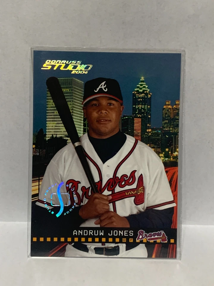2004 Donruss Studio Press Proof #17 - Andruw Jones - #'d/100 - Image 1 of 1