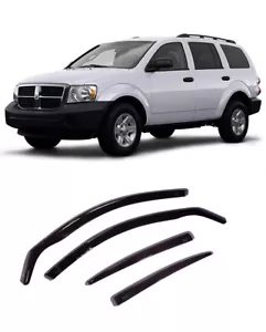 PARA DODGE DURANGO 2004-09 VISERAS DE VENTANA PARASOL PROTECTOR DE LLUVIA DEFLECTORES DE VIENTO VENTANA - Imagen 1 de 1
