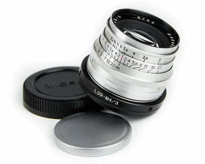 JUPITER-8 Soviet Lens 50mm f/2 Sonnar Mount M39-MICRO M4/3 Olympus Panasonic - Image 1 of 4