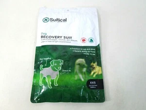 SUITICAL AFTER-SURGERY PETWEAR DOG RECOVERY SUIT, BLUE CAMOUFLAGE,XX-SMALL,NEW - Picture 1 of 6