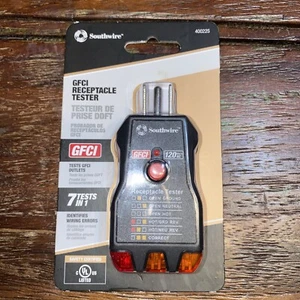 Southwire Tools & Equipment 40022S Receptacle Tester, Blk - Picture 1 of 7
