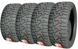 4 X LT 33X12.50R22 114Q LRE Haida HD878 R/T Rugged All Terrain NEW Truck Tires - Picture 1 of 11