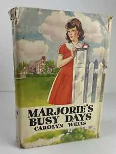Marjorie's Busy Days Carolyn Wells 1908 antikes Hardcover - Bild 1 von 16