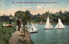 San Francisco,CA Miniature Yachting,Golden Gate Park Mitchell California Vintage