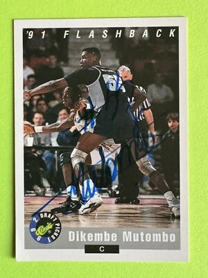Dikembe Mutombo 1992 Classics # N/A Auto Autograph + Bonus - Image 1 of 4