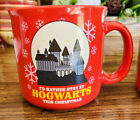 Harry Potter I'd Rather Stay at Hogwarts  This Christmas 20 Oz Mugs Red Ceramic