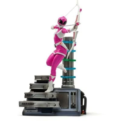 POWER RANGERS BDS Art Scale 1/10 Pink Ranger Statua 23 cm IRON STUDIOS - Immagine 1 di 4