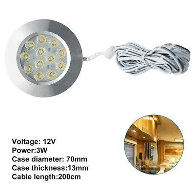 Under Cabinet Lights Kitchen Cupboard Shelf Closet Mains LED Light Display Lamp - Image 1 of 4