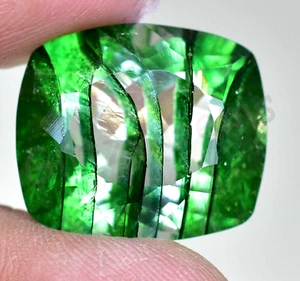 Natural Rutile & Sunstone 23.90Ct Certified Rare found Two in One Loose Gemstone - Picture 1 of 7