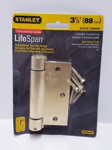 Stanley LifeSpan 3½" adjustable spring door hinge CD2060R