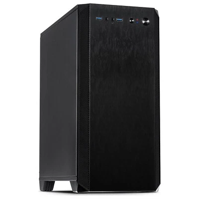 INTER-TECH 6-Core PC Silent Intel Core i5-11400, 16GB RAM, 250GB SSD, Win11, WiFi+Bluetooth