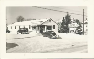 Ironwood MI * Lopez Super Market in Snow RPPC 1950s U.P. Gogebic Co. - Bild 1 von 2